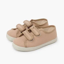 Zapatillas<Pisamonas Zapatillas Lona Reciclada Rpet Tiras Adherentes