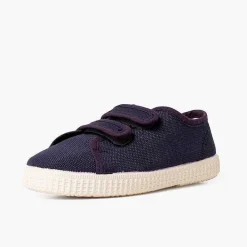 Zapatillas<Pisamonas Zapatillas Lona Reciclada Rpet Tiras Adherentes