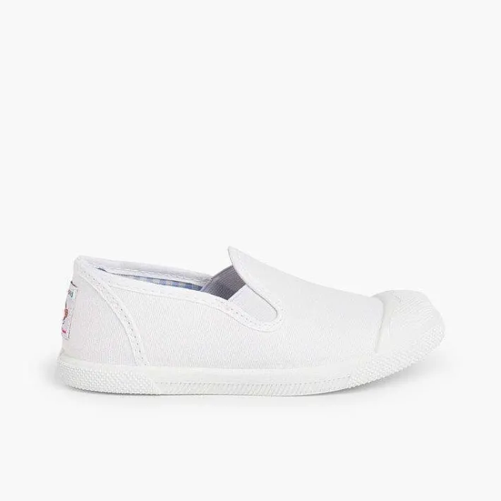 Zapatillas<Pisamonas Zapatillas Lona Sin Cordones Con Elasticos Laterales