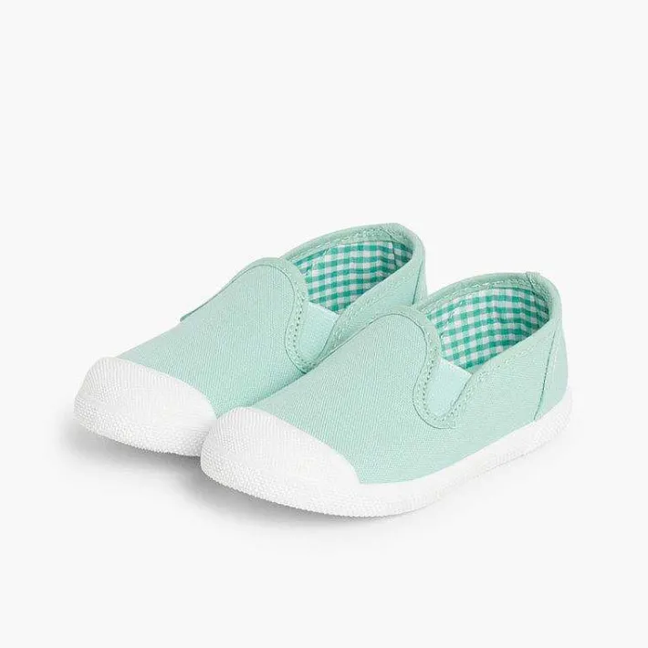 Zapatillas<Pisamonas Zapatillas Lona Sin Cordones Con Elasticos Laterales