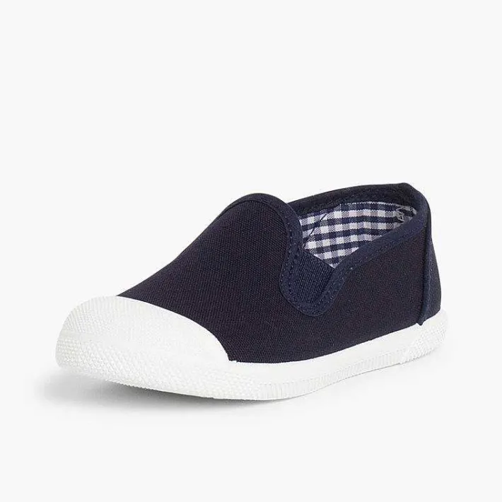 Zapatillas<Pisamonas Zapatillas Lona Sin Cordones Con Elasticos Laterales