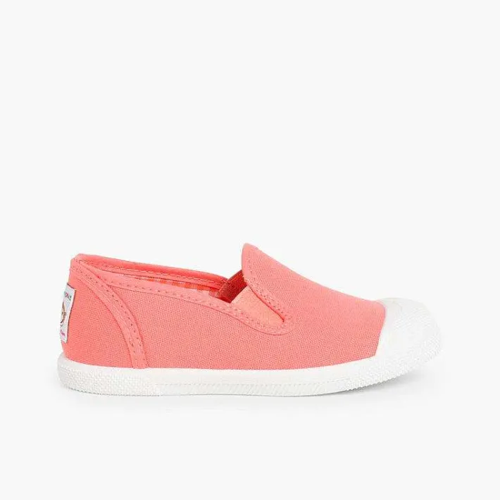 Zapatillas<Pisamonas Zapatillas Lona Sin Cordones Con Elasticos Laterales