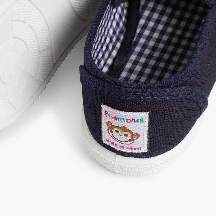 Zapatillas<Pisamonas Zapatillas Lona Sin Cordones Con Elasticos Laterales
