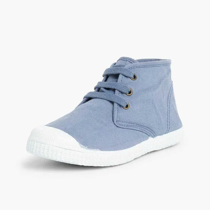 Zapatillas<Pisamonas Zapatillas Lona Tipo Bota Con Cordones