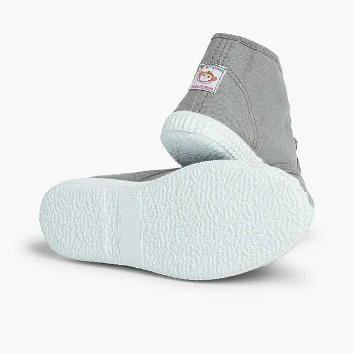 Zapatillas<Pisamonas Zapatillas Lona Tipo Bota Con Cordones