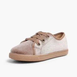 Zapatillas<Pisamonas Zapatillas Niña Terciopelo Brillante