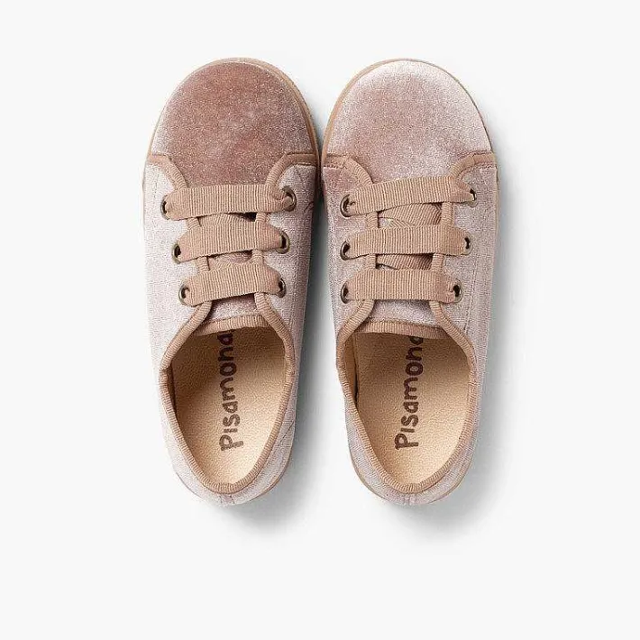 Zapatillas<Pisamonas Zapatillas Niña Terciopelo Brillante