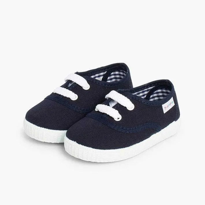 Zapatos Colegiales<Pisamonas Zapatillas Niños De Cordones