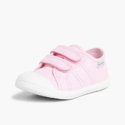 Zapatos Colegiales<Pisamonas Zapatillas Niños Lona Tiras Adherentes