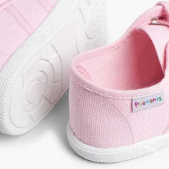 Zapatos Colegiales<Pisamonas Zapatillas Niños Lona Tiras Adherentes