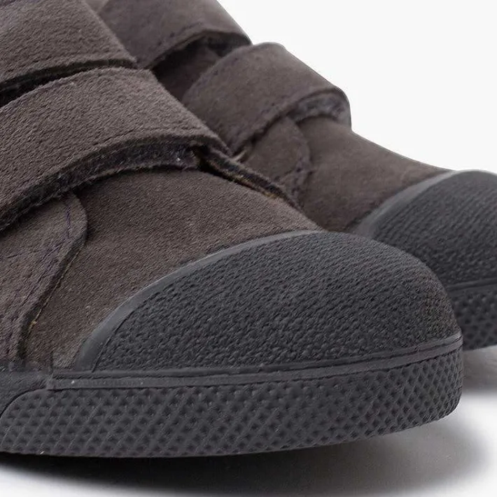Zapatillas<Pisamonas Zapatillas Serraje Niños Puntera Goma