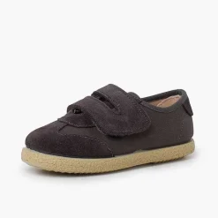 Zapatillas<Pisamonas Zapatillas Serraje Y Piel Gante