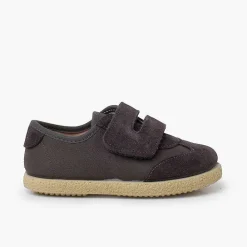 Zapatillas<Pisamonas Zapatillas Serraje Y Piel Gante