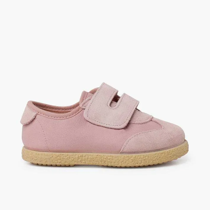 Zapatillas<Pisamonas Zapatillas Serraje Y Piel Gante