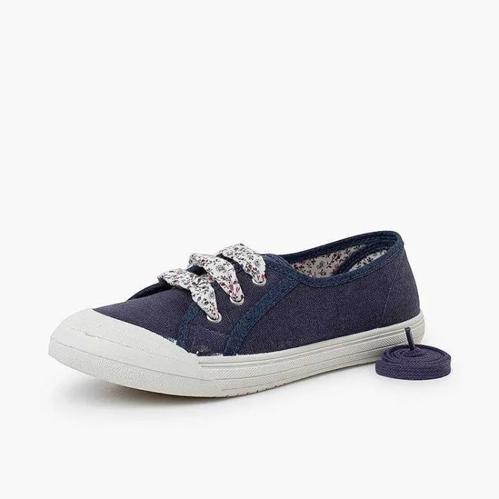 Zapatillas<Pisamonas Zapatillas Tela Punta Goma Cordones