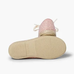 Zapatillas<Pisamonas Zapatillas Tela Puntitos Niña