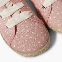 Zapatillas<Pisamonas Zapatillas Tela Puntitos Niña