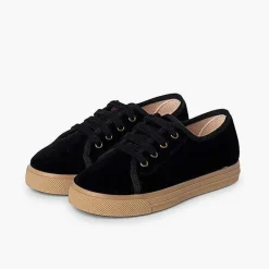 Zapatillas<Pisamonas Zapatillas Terciopelo Cordones Suela Ancha Niños