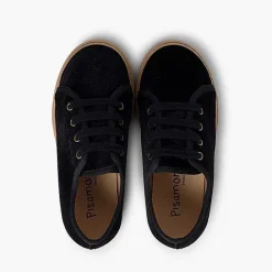 Zapatillas<Pisamonas Zapatillas Terciopelo Cordones Suela Ancha Niños
