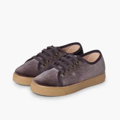 Zapatillas<Pisamonas Zapatillas Terciopelo Cordones Suela Ancha Niños