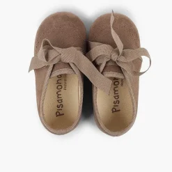 Blucher<Pisamonas Zapatito Niños Tipo Blucher Con Lazo Y Picados