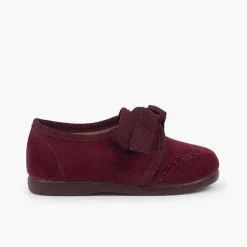 Blucher<Pisamonas Zapatito Niños Tipo Blucher Con Lazo Y Picados