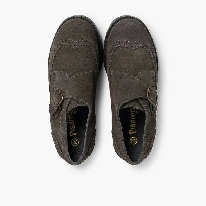 Zapatos Colegiales<Pisamonas Zapato Blucher Serraje Hebilla