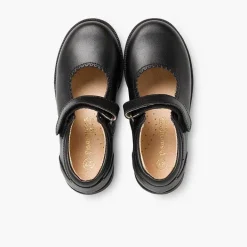 Zapatos Colegiales<Pisamonas Zapato Colegial Merceditas Niña Tira Adherente