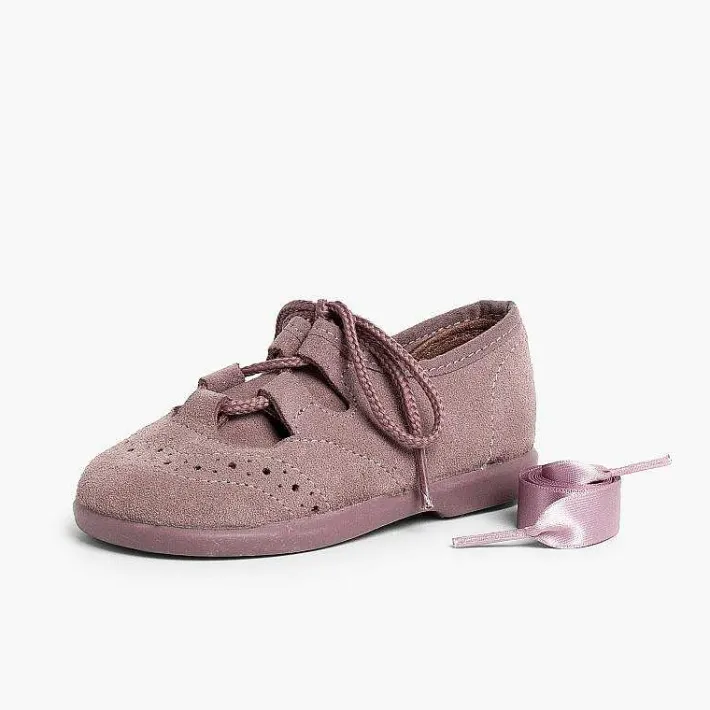 Zapatito Inglés<Pisamonas Zapato Inglés Niños En Serraje