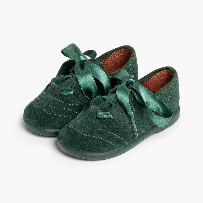 Zapatito Inglés<Pisamonas Zapato Inglés Niños En Serraje