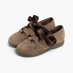 Zapatito Inglés<Pisamonas Zapato Inglés Niños En Serraje