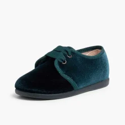 Blucher<Pisamonas Zapato Terciopelo Cordon Faya