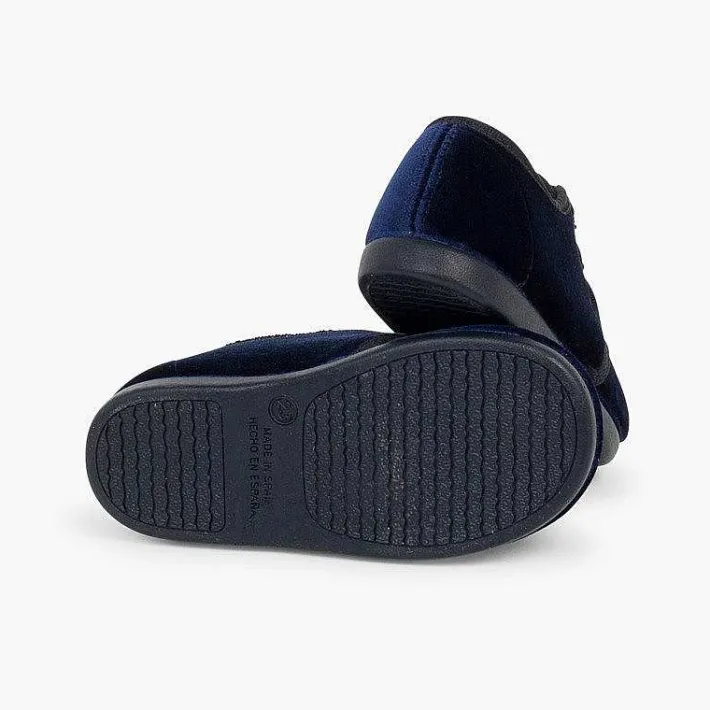 Blucher<Pisamonas Zapato Terciopelo Cordon Faya