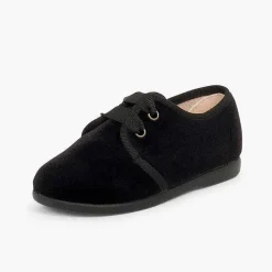 Blucher<Pisamonas Zapato Terciopelo Cordon Faya
