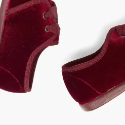 Blucher<Pisamonas Zapato Terciopelo Cordon Faya