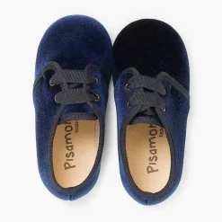 Blucher<Pisamonas Zapato Terciopelo Cordon Faya