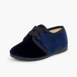Blucher<Pisamonas Zapato Terciopelo Cordon Faya