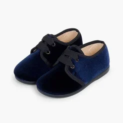 Blucher<Pisamonas Zapato Terciopelo Cordon Faya