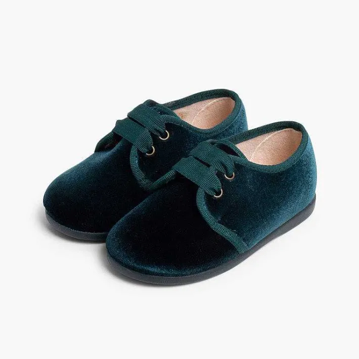 Blucher<Pisamonas Zapato Terciopelo Cordon Faya