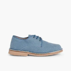 Zapatos Comunión<Pisamonas Zapatos Blucher Niño & Hombre Tejido Canvas