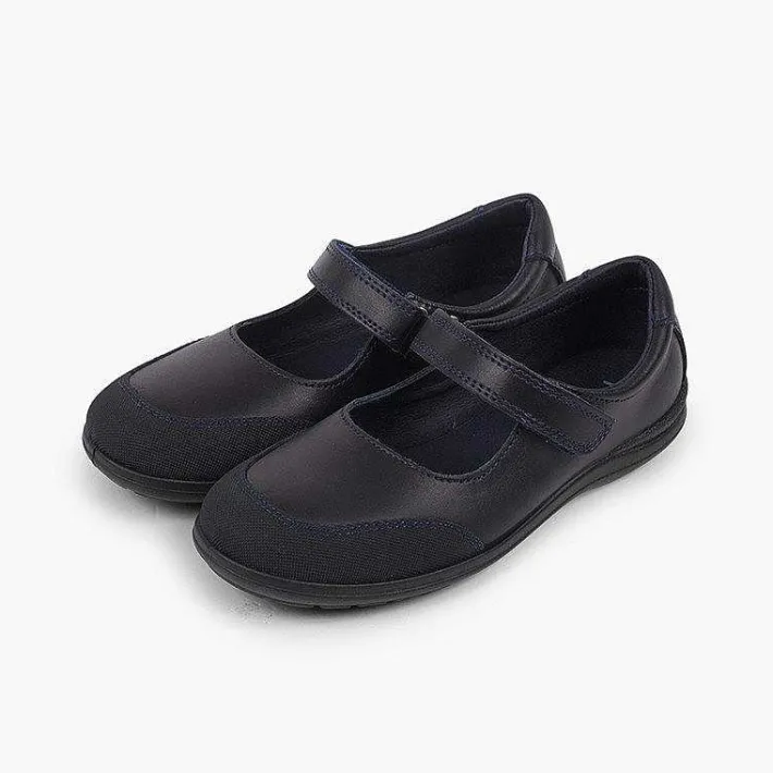 Zapatos Colegiales<Pisamonas Zapatos Colegiales Lavables Niña Merceditas Puntera Reforzada