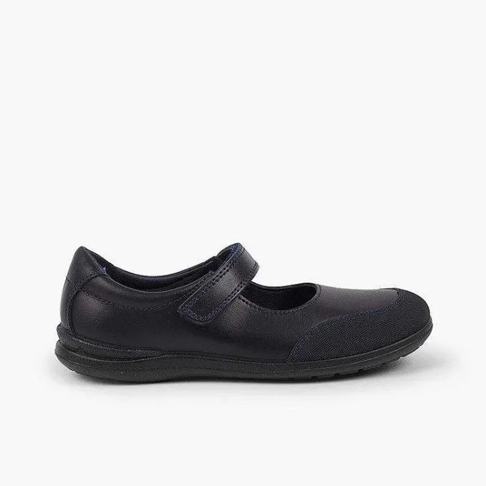 Zapatos Colegiales<Pisamonas Zapatos Colegiales Lavables Niña Merceditas Puntera Reforzada