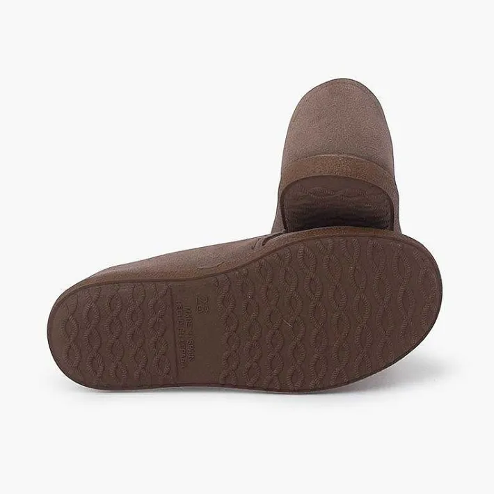 Blucher<Pisamonas Zapatos Cordones Serraje Suela Caramelo