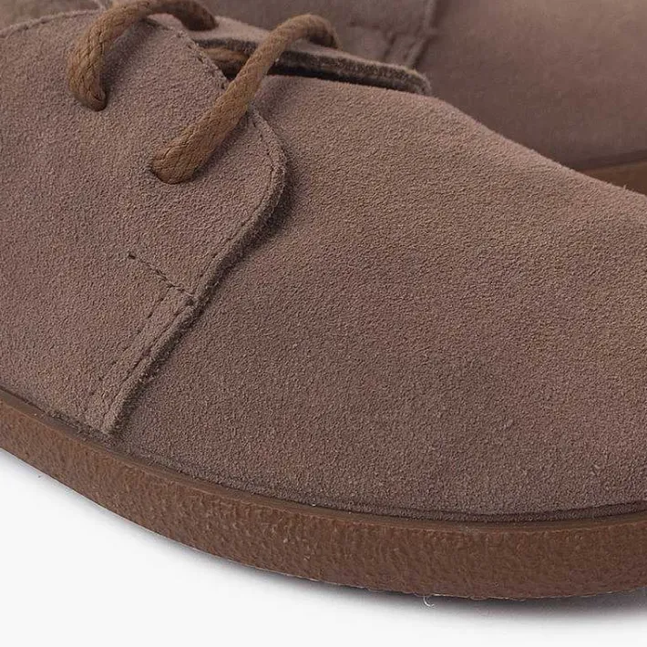 Blucher<Pisamonas Zapatos Cordones Serraje Suela Caramelo