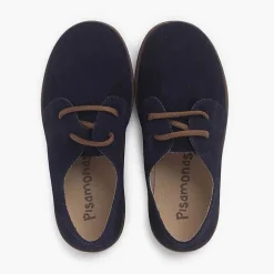 Blucher<Pisamonas Zapatos Cordones Serraje Suela Caramelo