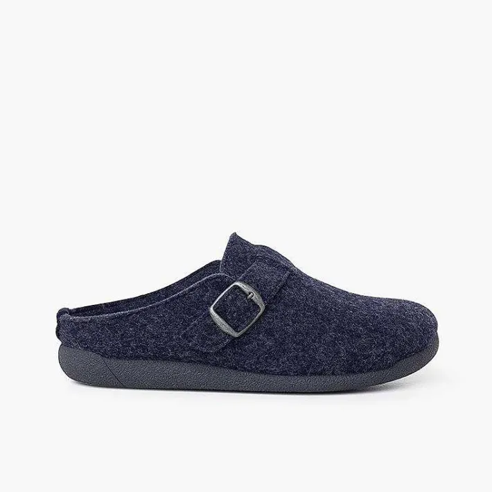 Zapatillas Casa<Pisamonas Zuecos Casa Hebilla Planta Acolchada