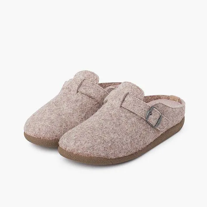 Zapatillas Casa<Pisamonas Zuecos Casa Hebilla Planta Acolchada