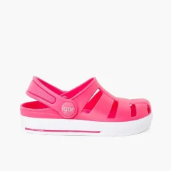 Cangrejeras Y Chanclas<Pisamonas Zuecos Goma Tipo Tenis Tira Trasera