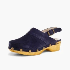 Sandalias<Pisamonas Zuecos Serraje Suela Tipo Madera